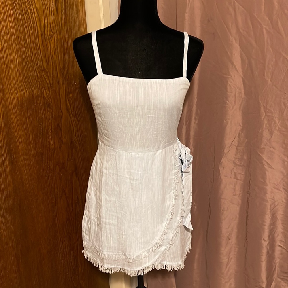 Le Lis NWT lined faux wrap dress,sz.S